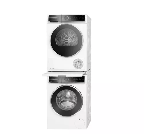 Bosch 8-Series колонна (белый) Стиральная машина Bosch WGB256A1ME Сушильная машина Bosch WQB245B0ME Соединительный элемент WTZ27510