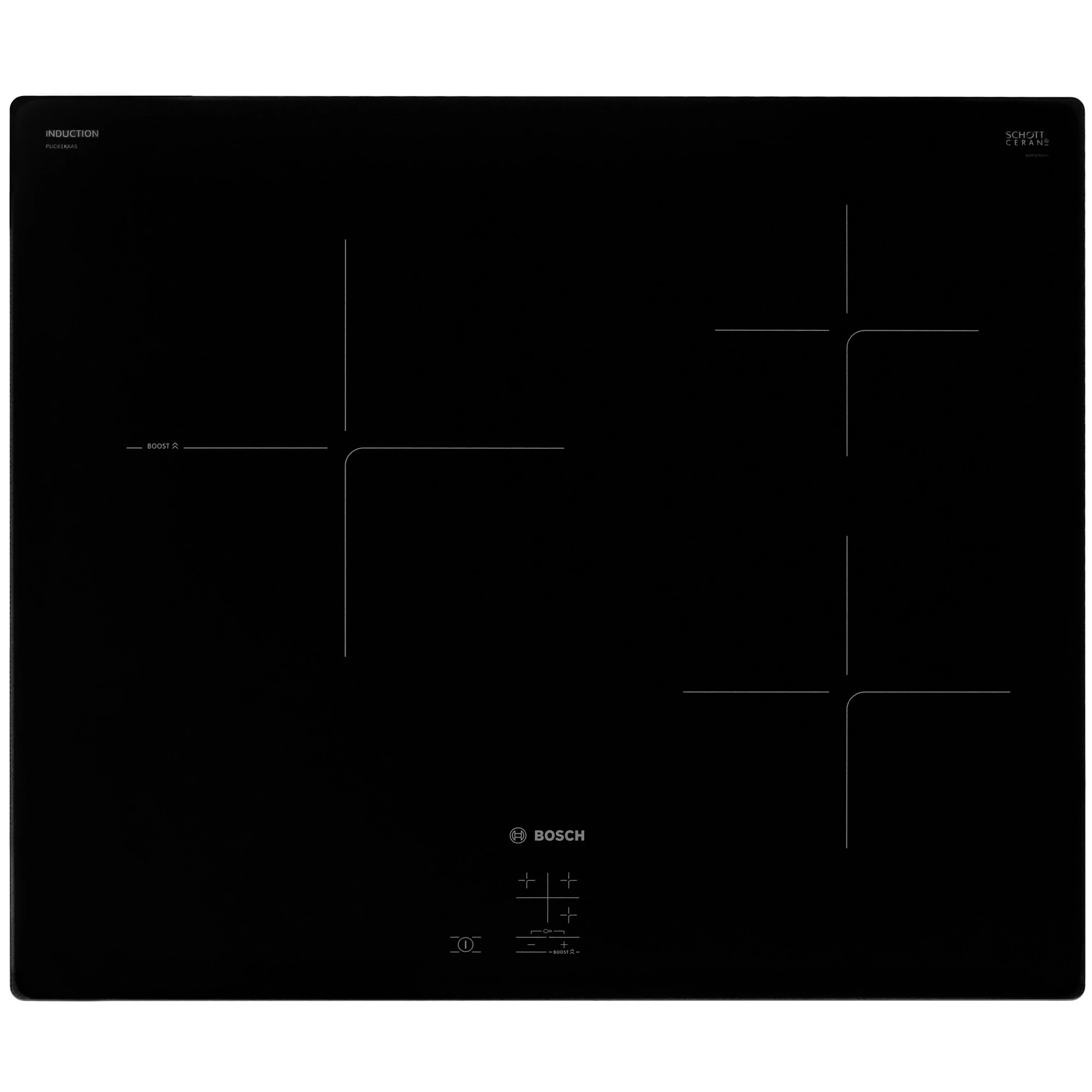Индукционная варочная поверхность Bosch PUC61KAA5E Serie 2