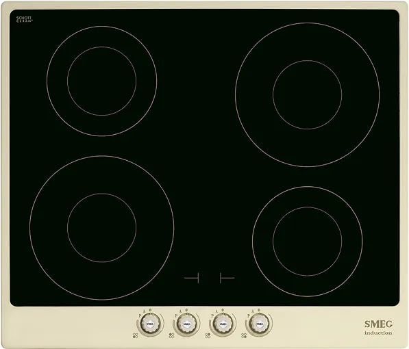 Индукционная плита Smeg Colonial SI764POM, кремовый