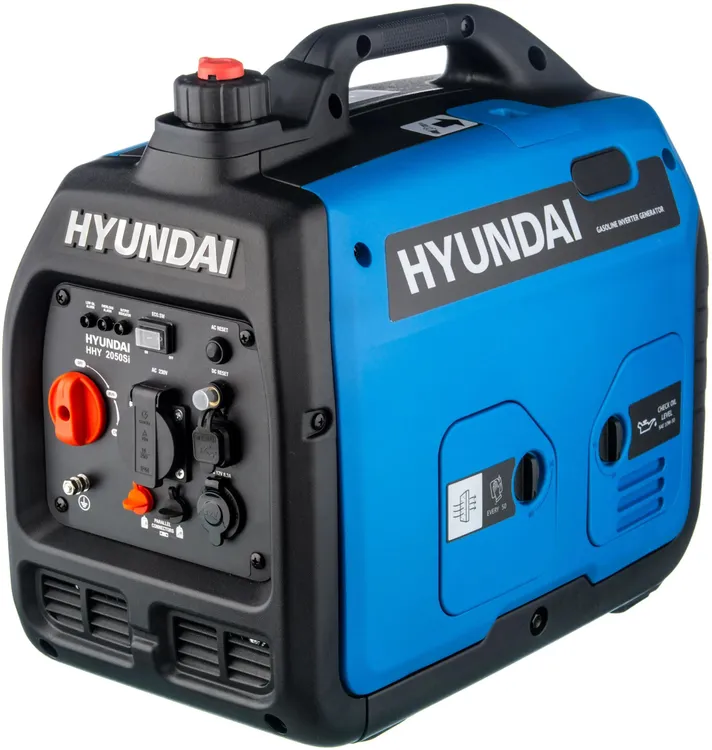 Бензиновый генератор Hyundai HHY 2050Si, 220/12 В, 2.3кВт