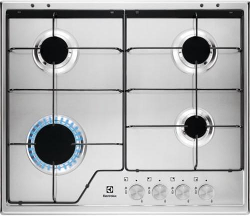 Газовая варочная поверхность Electrolux KGS6424SX RU, серебристый