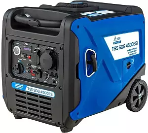 Бензиновый генератор ТСС SGG 4500ESi, 220/12 В, 4.5кВт, на колесах с АКБ