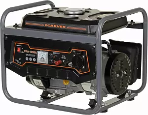 Бензиновый генератор CARVER PPG-1200A, 220/12 В, 1.05кВт