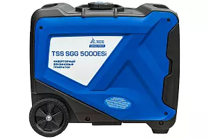 Бензиновый генератор ТСС SGG 5000ESi, 220 В, 5.5кВт, на колесах с АКБ